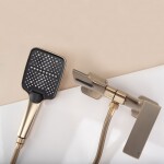 REA - Vanová nástěnná baterie Joe Brush Gold REA-B8992