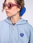 Carhartt WIP W' Hooded Heart II Hartt Jacket Blue Fog L