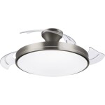 CasaFan CLASSIC ROYAL 180 BA Lack weiß/lichtgrau stropní ventilátor, 66 W, (Ø x v) 180 cm x 305 mm, hnědá (matná), 51802