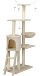 Funfit Škrábadlo pro kočky XL 1610 / Škrábadlo pro kočky / S hračkami (1610-uniw)
