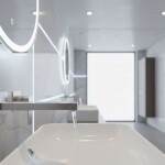 REA - Podomítková vanová baterie Arlo Brush Nickel REA-B5610