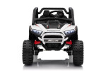 Mamido Elektrické autíčko Buggy UTV KCK 4x4 bílé 24V | 800W | 50 kg | EVA | LED | 2,4Ghz | ECO kůže