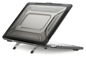 Devia Super Scratch-Proof Hard Jacket matná černá / Kryt / Apple MacBook Air 13" (2020) (6938595366574)