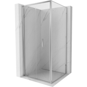 MEXEN/S - Exo sprchový kout skládací dveře 95 x 95, transparent, chrom 816-095-095-01-00