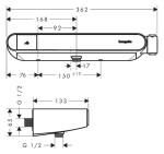 HANSGROHE - ShowerTablet Select Termostatická sprchová baterie, chrom 13158000