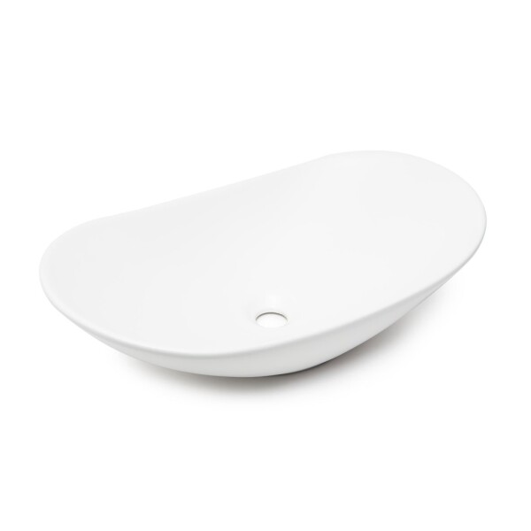Umyvadlo na desku SAT Infinitio 61,5x36 cm mat bez přepadu SATINF61536M SATINF61536M