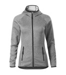 Direct stretch fleece dámský tmavě šedý melír M