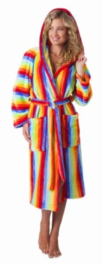 Dámský dlouhý župan Vestis 3156 CAPRI proužek