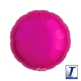 Balónek kruh růžový metalický 45 cm Balónek kruh růžový metalický 45 cm