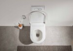 CERANO - WC závěsné s integrovaným elektronickým bidetem Cronus Standard, Vortex Rimless 180° + SoftClose sedátko - bílá lesklá - 59,3x38,4 CER-545632