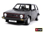 Bburago 1:24 Volkswagen Golf MK1 GTI Black, W007361