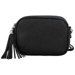 Stylová dámská koženková crossbody kabelka Danika, černá