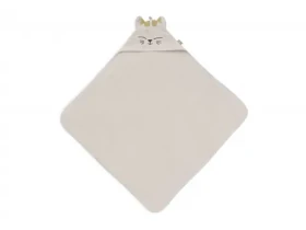 Jollein Osuška s kapucí froté 75x75cm kočička Charlie (534-514-68134)