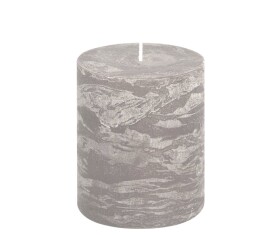 Svíčka válec světle šedá rustikální 98/100 Gala kerzen Svíčka válec světle šedá rustikální 98/100 Gala kerzen