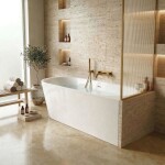 REA - Volně stojící akrylátová vana SYDNEY BELLANTO pravá 160cm REA-W0253