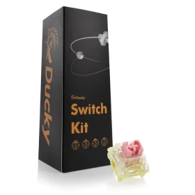 Ducky TTC Gold Pink Switch / mechanický / 3-Pin / lineární / MX-Stem / 37g / žlutá / 110 kláves (DSK110-NPA1)