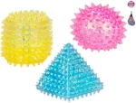 Mačkací antistresový míček 3D geometrická tělesa 3 ks