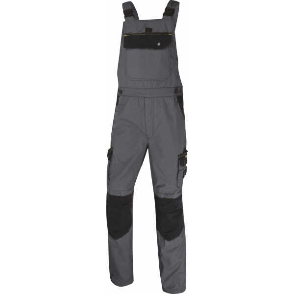 Pracovní kalhoty s laclem Delta Plus M5SAL Barva: Šedá, Velikost: S (M5SALGNPT)