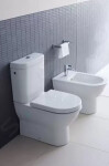 DURAVIT - Darling New WC kombi mísa, Vario odpad, s HygieneGlaze, bílá 2138092000