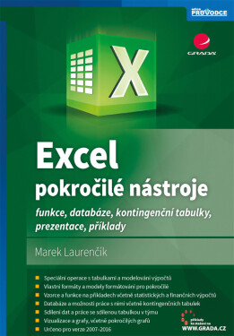 Excel - pokročilé nástroje - Marek Laurenčík