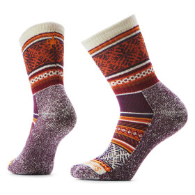 Unisex merino městské ponožky SMARTWOOL Everyday Cozy Fair Isle Sweater Crew Soc, Moonbeam velikost: 34-37 (S)