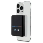 BMW M Collection MagSafe powerbanka černá / Powerbanka / 3000 mAh / 15 W / MagSafe nabíjení