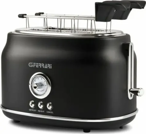 G3Ferrari G10134 černá / Topinkovač / 750W / 2 topinky / nastavitelný stupeň opečení / automatické vypnutí (8056095875810)