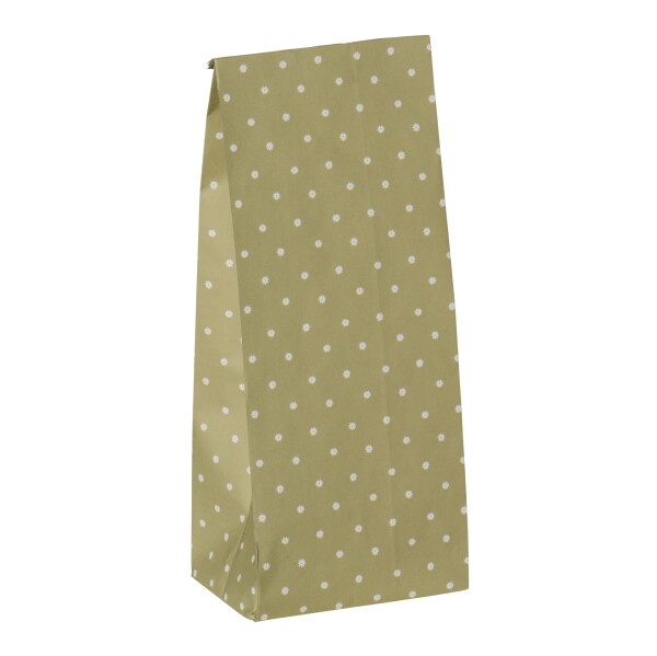 Ib Laursen Papírový sáček Daises 22,5 cm – set 5 ks, béžová barva, papír