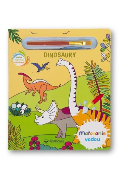 Maľovanie vodou Dinosaury