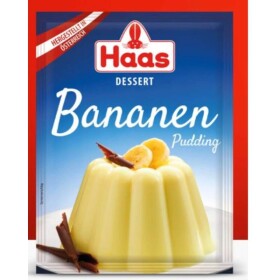 Haas Puding Banán 37g (Pudding Bananen)