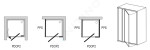 RAVAK - Pivot Sprchové dveře PDOP2-110, 1061-1111 mm, bílá/čiré sklo 03GD0101Z1