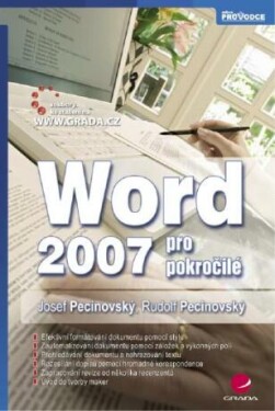 Word 2007 pro pokročilé - Josef Pecinovský, Rudolf Pecinovský - e-kniha