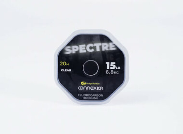 RidgeMonkey Fluorocarbon Connexion Spectre Fluorocarbon Hooklink 20m 15lb (RMT327)