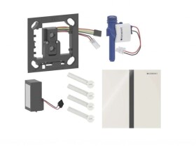 GEBERIT - Elektronické ovládání splachování pisoárů typ 40, síťové napájení, Bluetooth, sklo/pískově šedá 116.227.JL.1