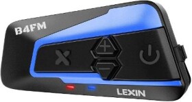 LEXIN B4FM Motocyklový Bluetooth headset, FM rádio