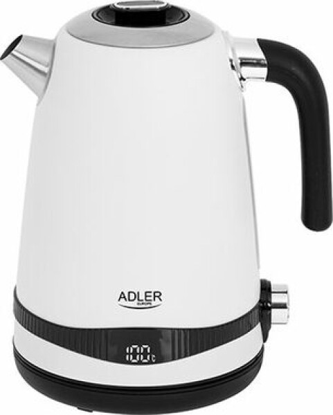 Adler AD 1295 bílá / rychlovarná konvice / 2200 W / 1.7 L / teplota 40-100 °C (AD 1295w)