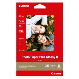 Canon Photo Paper Plus Glossy, foto papír, lesklý, bílý, 13x18cm, 275 g/m2, 20 ks, PP-201 5x7, inkoustový
