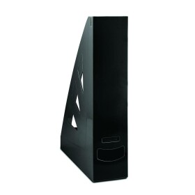Stojan na časopisy Office Products, A4/70 mm - černý