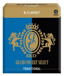 Rico RGC10BCL350 - Grand Concert Select Traditional - Bb Clarinet Reeds 3.5 - 10 Box