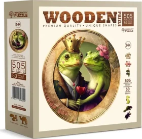 WOODEN CITY Dřevěné puzzle Láska a žáby
