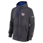 Nike Pánská mikina New York Giants NFL Playbook Full-Zip Fleece Hoodie - Antracitová Velikost: S