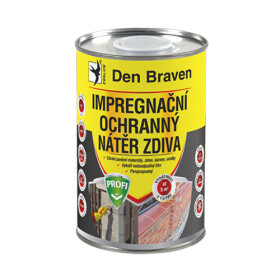 Impregnační a ochranný nátěr zdiva DEN BRAVEN PROFI 1l - rozbaleno - mírně ohnutý obal