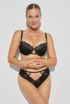 Dámská push-up podprsenka Kinga PU-1131 Luna černá 70C