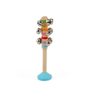 Bigjigs Toys Rolničky 1 ks modrá