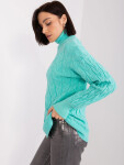 Sweter AT SW model 19040899 mietowy - FPrice Velikost: jedna velikost