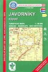 Javorníky západ 1:50 0000/KČT 95 Turistická mapa