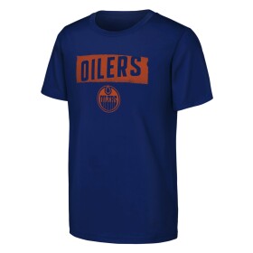 Outerstuff Dětské tričko Edmonton Oilers NHL Tale Of The Tape Ss Tee Velikost: Dětské L (11 - 12 let)