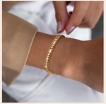 ELENYS Luminara Glow – pozlacený náramek 18K žluté zlato Délka náramku: 21,5+5 cm / max. 26,5 cm