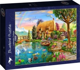 BLUEBIRD Puzzle Chata u jezera