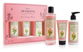 Set koupelový DR. FINLAY´S v dárkové krabičce Růže a neroli 240ml + 190ml + 60ml